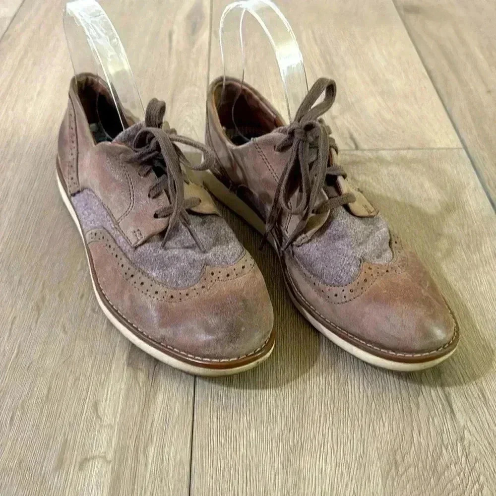 BOC Oxford Loafers Size 7 Leather and wool